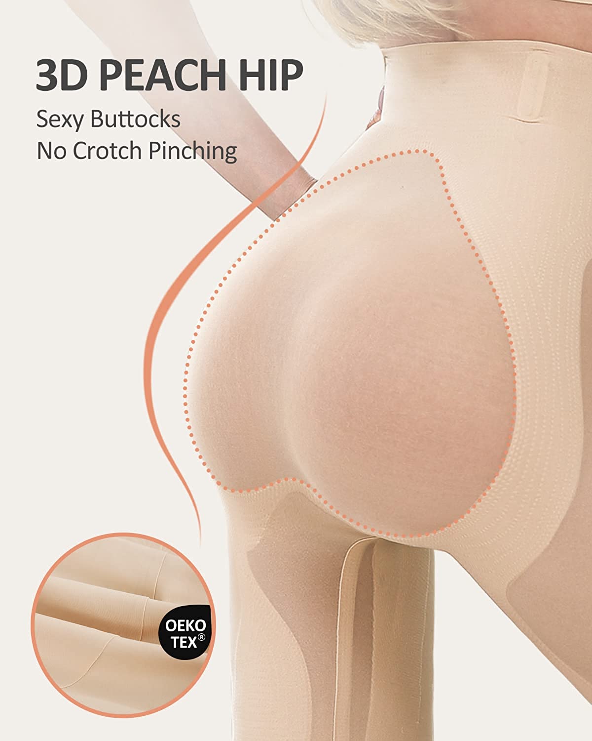SIMPLINE High Waisted Shapewear for Women, Seamless Butt Lifter Tummy Control Shorts Thigh Slimmer Shaper for Wedding Dresses