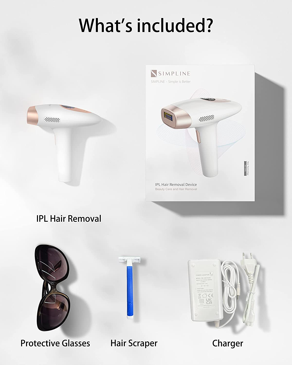 IPL Hair Removal for Permanent,999,999 Flashes Painless Laser Hair Remover with Ice Cooling Care Function and 9 Energy Levels, Hair Removal Device for Men,Women